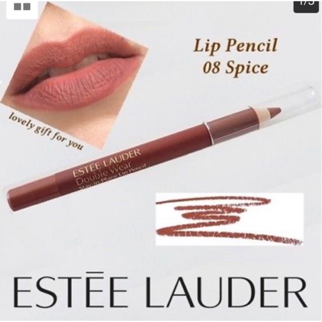 Estee Lauder Double Wear StayinPlace Lip Pencil 08 Spice Shopee