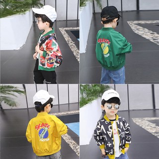 HiGoBaby Ready Stock เสื้อแจ็คเก็ตสําหรับเด็กผู้ชาย