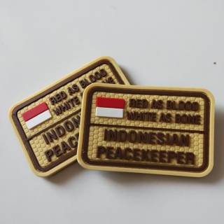 Indonesian Peacekeeper แพทช์ยางแพทช์ / Lebanon / Velcro