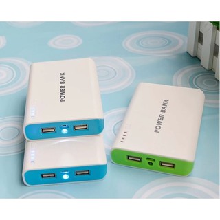 แบตสำรอง ขนาด 12000 mah ชาร์จ พร้อมกันได้ 2 เครื่อง Powerbank 2 USB