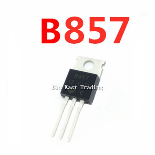 วงจรรวม b857 2sb857 4a / 70v 40w n to-220 รับประกันคุณภาพ 5 ชิ้น