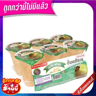 เมจิกฟาร์ม นํ้ามะพร้าว 30% ผสมวุ้นมะพร้าว 130 มล. x 6 ถ้วย Magic Farm Coconut Juice with Nata De Coco 130 ml x 6 cups