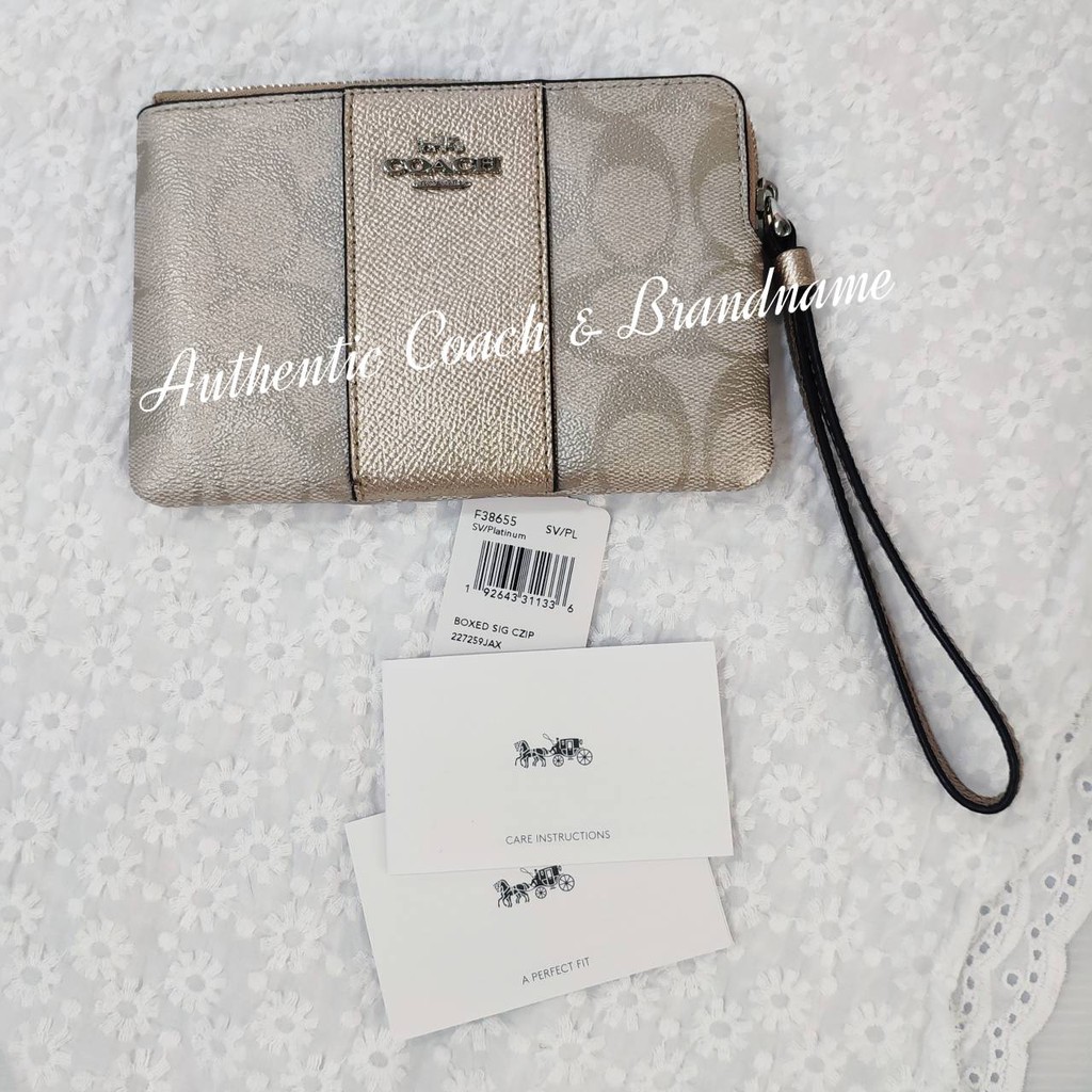 Coach คล้องมือ Size S (1 ซิป) ของแท้จาก USA 100% (AC1001)