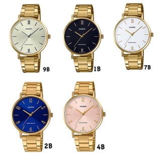 ราคาCasio Standard นาฬิกาข้อมือผู้หญิง สายสแตนเลส สีทอง รุ่น LTP-VT01G,LTP-VT01G-1B,LTP-VT01G-7B,LTP-VT01G-9B,LTP-VT01G-4B