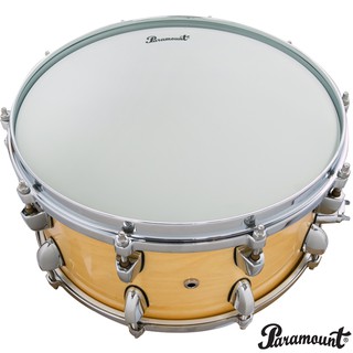 Paramount Snare Drum กลองสแนร์ 14 นิ้ว ไม้เมเปิ้ล 9 ชั้น ยึดด้วย 20 Lug สีไม้ รุ่น BD-SW1465MA