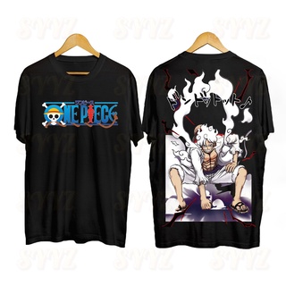 One Piece อะนิเมะเสื้อเชิ้ตลูฟี่ออกแบบการ์ตูนขนาดใหญ่การ์ตูนท็อปส์ซูเสื้อยืดเสื้อยืดอินเทรนด์ ?xL