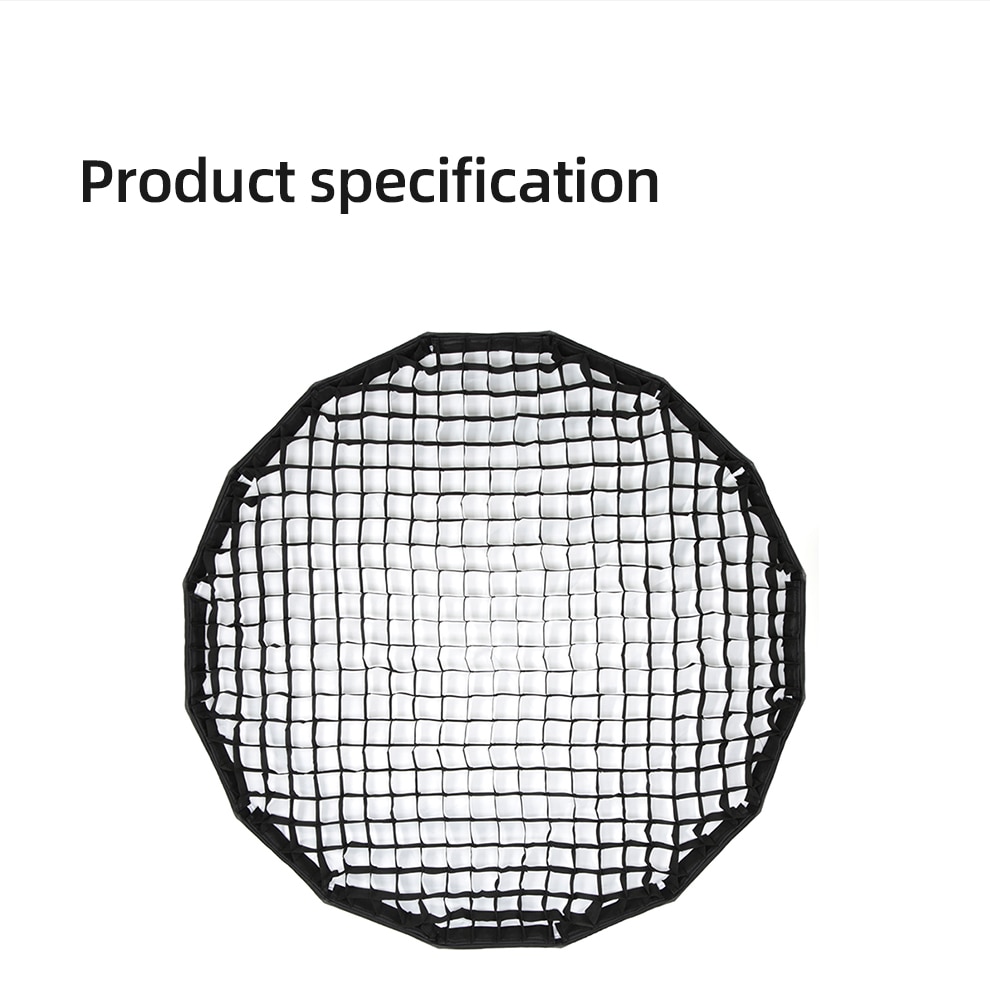 Ambitful ซอฟท์บ็อกซ์ ลายรังผึ้ง 60 ซม. 90 ซม. 120 ซม. สําหรับ Godox AMBITFUL Aputure Nanlite Neewer Deep Parabolic Softbox Grid