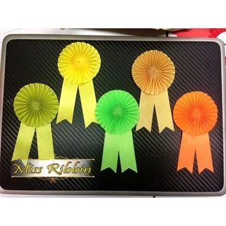 Missribbinโบว์พลีท โบว์ติดหน้าอก แบบสากลนิยม โบว์รับเสด็จ งานอีเวนท์ แขกผู้ร่วมงาน (มีสต็อกพร้อมส่งเยอะมาก)