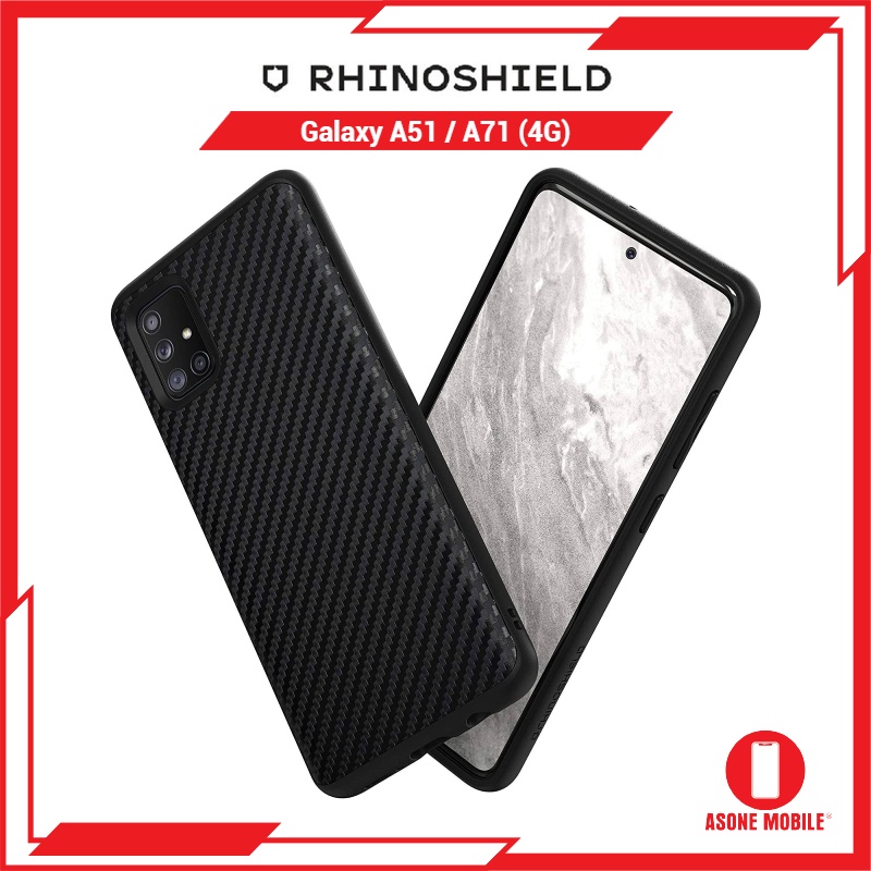 Rhinoshield เคสโทรศัพท์มือถือ กันกระแทก บางพิเศษ สีพื้น สําหรับ Galaxy A51 A71 (4G) [3.5 ม. 11 ฟุต]