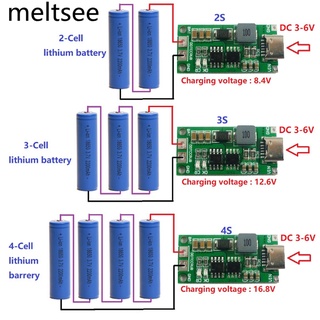 อุปกรณ์ชาร์จแบตเตอรี่ลิเธียม โพลิเมอร์ 2S 3S 4S Type-C เป็น 8.4V 12.6V 16.8V 7.4V 11.1V 14.8V 18650