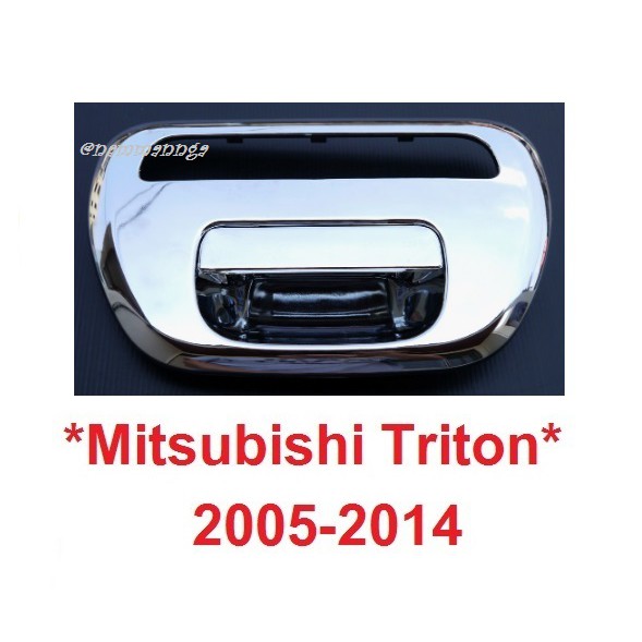 A274 อะไหล่! มือเปิดท้ายกระบะ MITSUBISHI TRITON L200 2005 - 2015 ชุบโครเมี่ยม มิตซูบิชิ ไทรทัน มือดึงท้าย มือเปิดท้าย