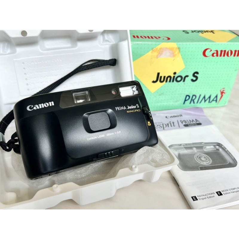 สภาพใหม่ Canon Prima Junior S Macro กล้องฟิล์มใช้เพียงแค่ 2 ครั้ง ให้พร้อมกล่องกับคู่มือ