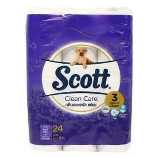 ทิชชู่ กระดาษชำระ SCOTT NATURAL FRESH แพ็ค 24 ม้วน กระดาษชำระ