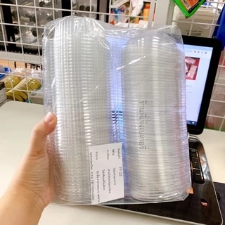 กล่อง P28 กล่องใส P28 ff23 ff-23 ff 23 ใส่ขันข้าว 8 ซม.กระทง 3219 สวยพอดี กล่องโดม กล่องปุยฝ้าย แพ๊ค 50 ใบ / ร้านพี่เจ๋ง