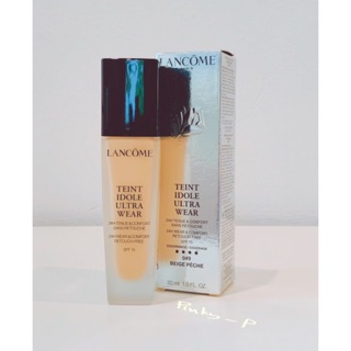 รองพื้น เนื้อกึ่งแม็ท ปกปิดเนียนสนิท Lancome Teint Idole Untra Wear / 049 Beige Peche / 30 ml