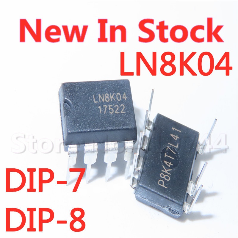 5 ชิ้น/ล็อต LN8K04 DIP-7 DIP-8 แรงดันไฟฟ้าสูงพิเศษ Buck Converter การจัดการพลังงานใหม่
