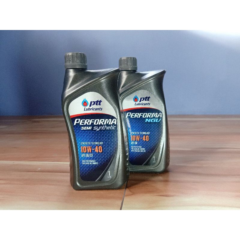 น้ำมันเครื่อง PTT 10W-40 ขนาด 1 Lites