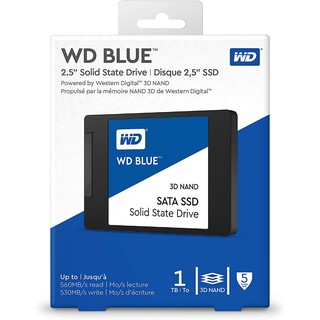 1 TB SSD (เอสเอสดี) WD BLUE  SATA 3D (WDSSD1TB-SATA-3D-5YEAR-SA510) รับประกัน 5 ปี