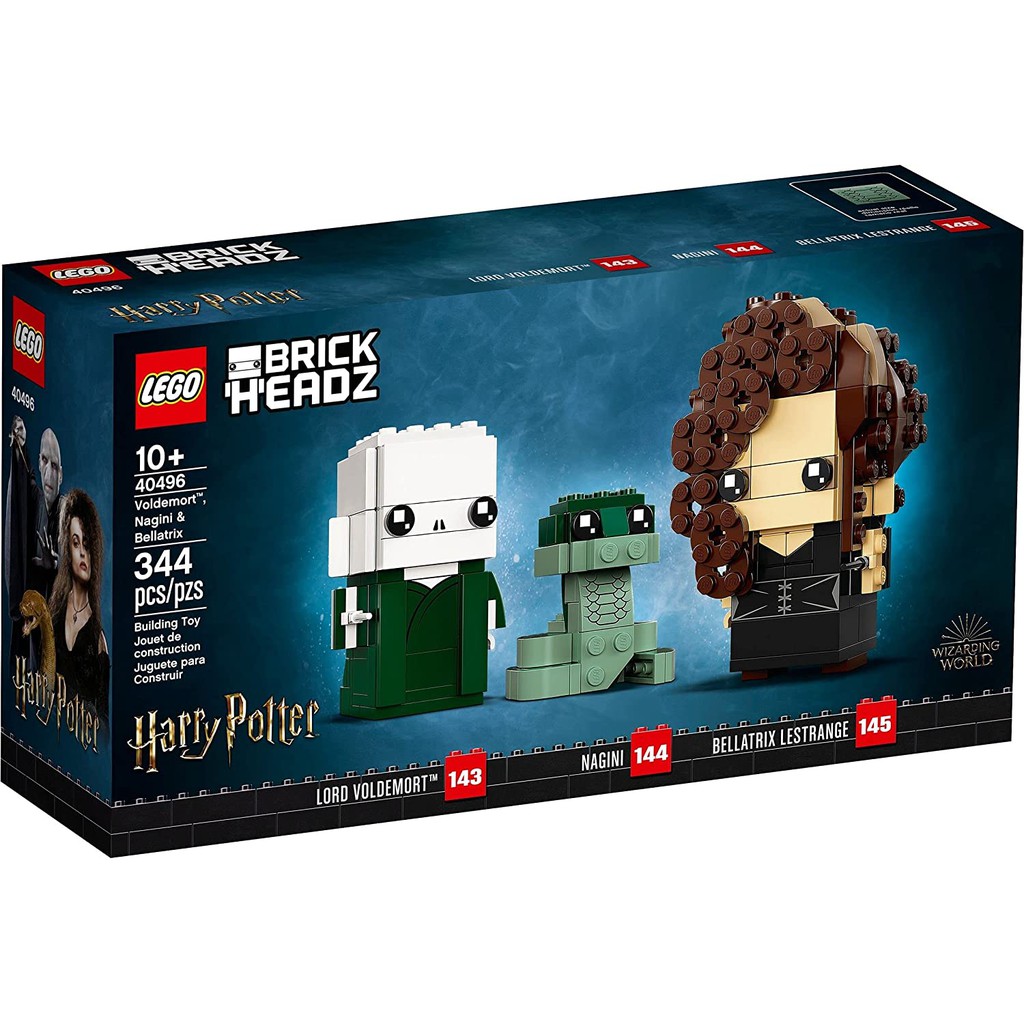 LEGO® BrickHeadz Voldemort™, Nagini & Bellatrix 40496