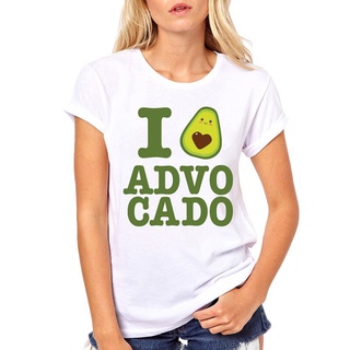 เสื้อยืด พิมพ์ลายการ์ตูนอะโวคาโด I Love Advocado