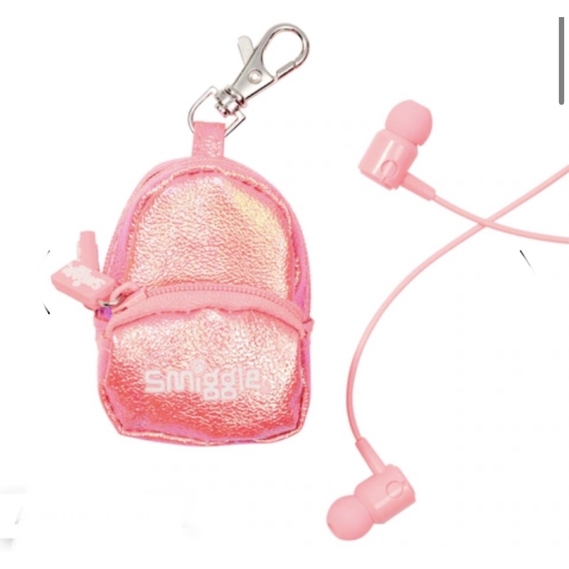 Smiggle earbuds หูฟัง พวงกุญแจเป้จิ๋ว