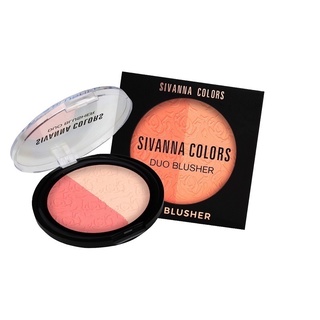 Sivanna Duo Blusher #HF387 : ซิวานน่า ดูโอ บลัชเชอร์ x 1 ชิ้น svl