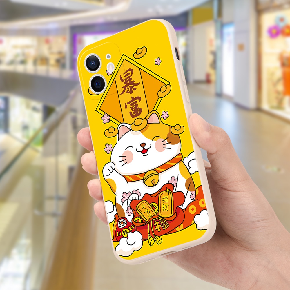 Infinix Note 10 11 Pro Hot 10 Play 10s 11s TPA Case Cute Cartoon Make A Ffortune Painted Phone Case For Tecno Camon 17 Pro 17P Spark 7 Pro Anti-drop Shockproof Pattern Back Shell #8