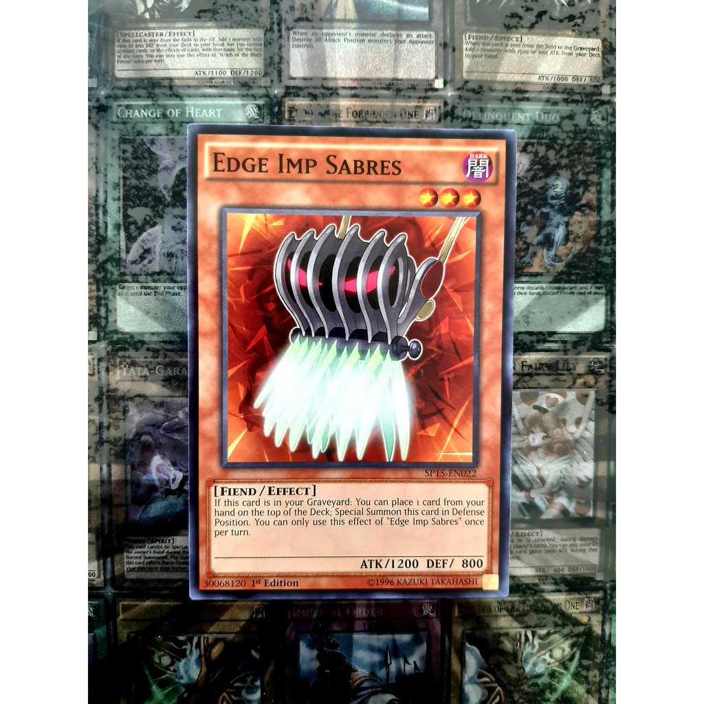 [ Peanut ] การ์ด Yugioh Monster Edge Imp Sabers - SP15-EN022