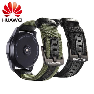 สายนาฬิกาข้อมือหนัง ไนล่อน สําหรับ Huawei GT3 46 มม. GT2 46 มม. Pro GT2E watch3/4pro Honor Magic2 46 มม. Gs Pro 22 มม.