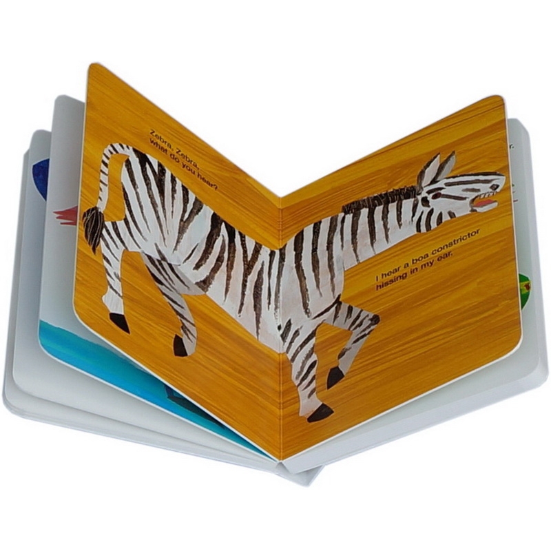 หมีขั้วโลกน้ำตาล / แพนด้า / เด็กหมีคุณเห็นอะไร? หนังสือกระดานหนังสือหนังสือสำหรับเด็กทารก Brown Bear Note:Velcro Sticker Book - รูปที่ 2