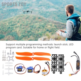 Sports Toy 2212 มอเตอร์ KV2200 + เซอร์โว 40A Xt60T ESC Sg90 6035 ชุดอุปกรณ์เสริมใบพัด สำหรับเครื่องบินบังคับวิทยุ