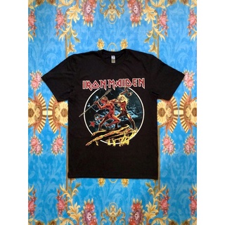 ผ้าฝ้าย 100%🎸IRON MAIDEN เสื้อวง Iron Maiden สินค้านำเข้า ลิขสิทธิ์แท้S-3XL