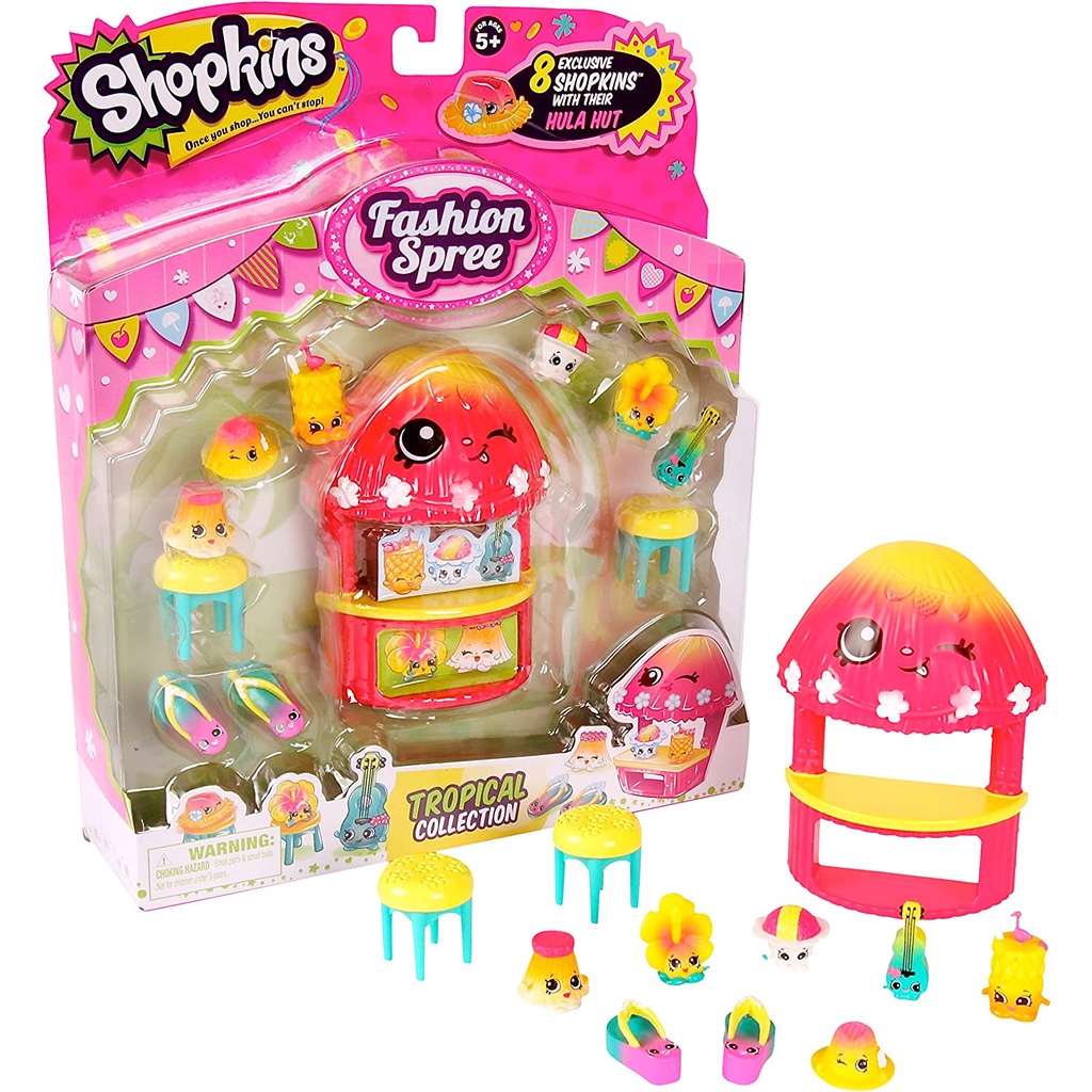 Shopkins S4 Tropical Fashion Pack Collection