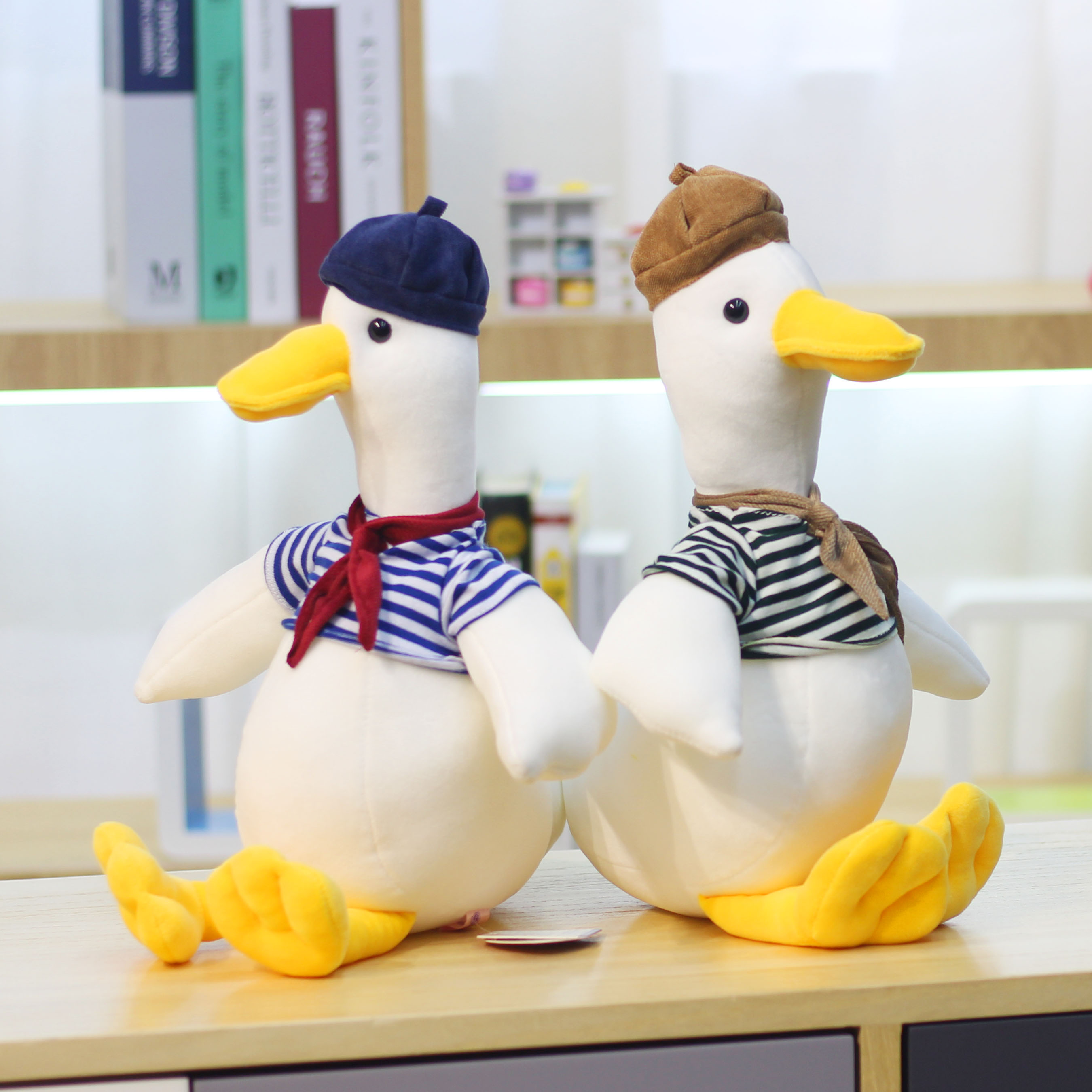 white goose plush