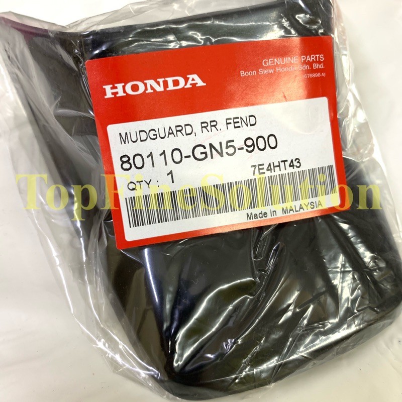 EX5 กันโคลนหลัง สีดํา OEM @ - 80110-GN5-900