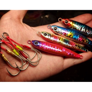 เหยื่อจิ๊กกิ้ง jigging lures งานสวยงาม เหยื่อ jig , เหยื่อจิ๊ก "สะครึย jigging lures" 45/60/80 g.