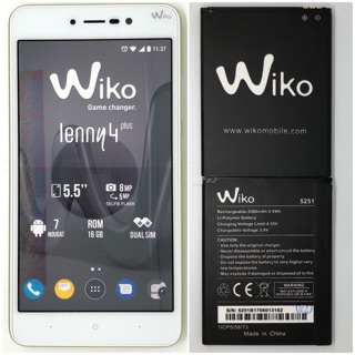 แบตตารี่มือถือ Wiko Lenny 4