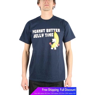 Family Guyเสื้อยืดแขนสั้น Family Guy - Peanut Butter Jelly Time Shirt Family Guy Round neck T-shirt