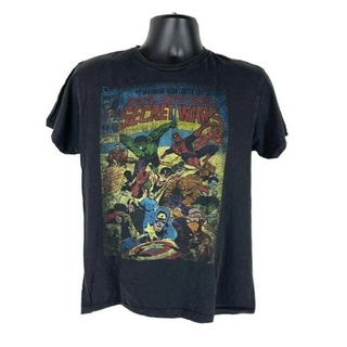 คอตต้อนคอกลมขายดี เสื้อยืด พิมพ์ลาย Super Heroes Secret Wars Black M mad engine 2009 ECgplb44JOjbdp11S-5XL