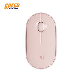 MOUSE (เมาส์) LOGITECH PEBBLE M350 WIRELESS MOUSE - ROSE by Speedcom