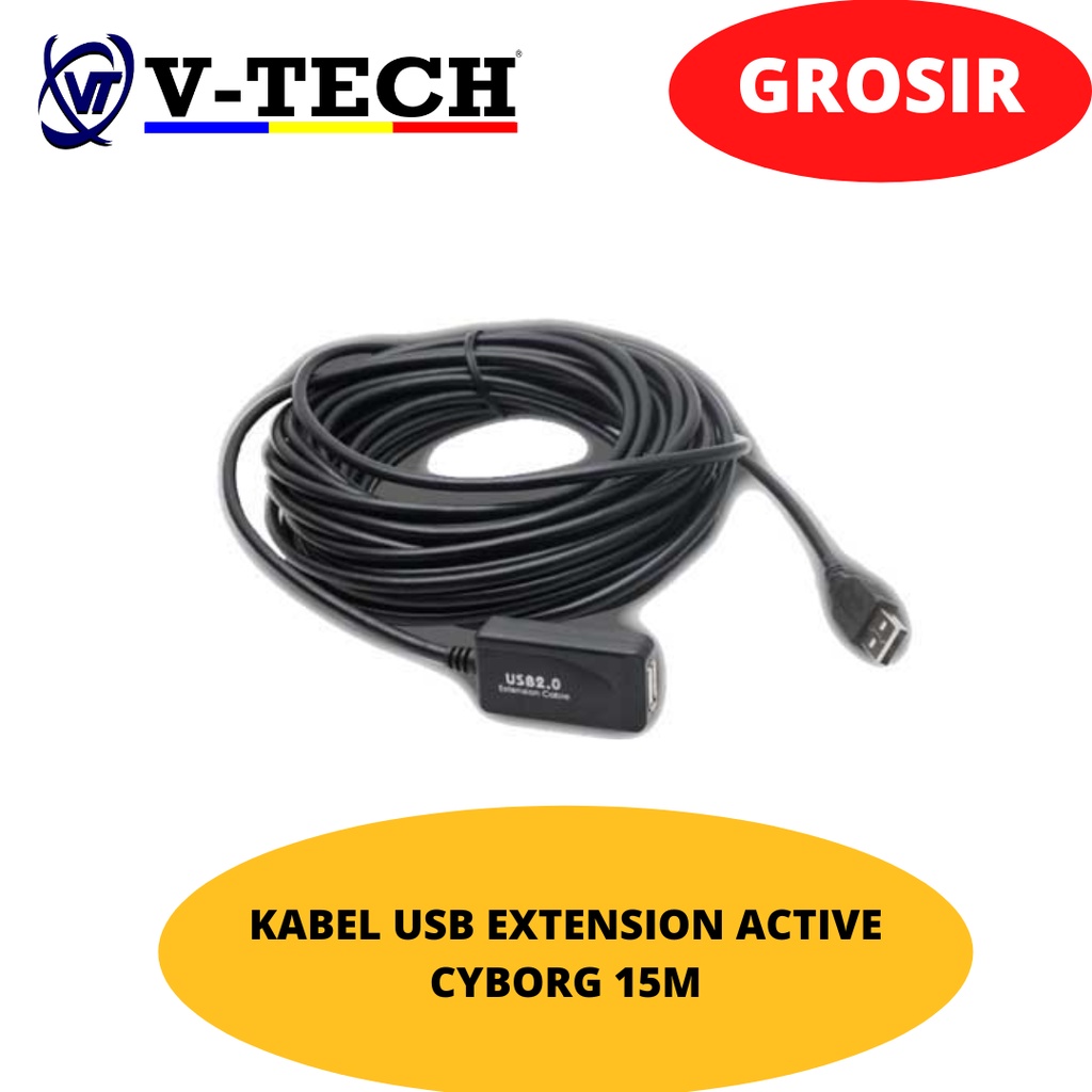 CABLE USB EXTENSION ACTIVE CYBORG 15M