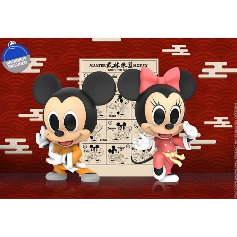 ⚡พร้อมส่ง⚡Cosbaby Mickey and Minnie Kung Fu Set - Mickey Mouse &amp; Friends / Hottoys