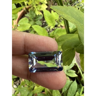 Lab made ceylon Blue sapphire 14x17mm weight 21 carats