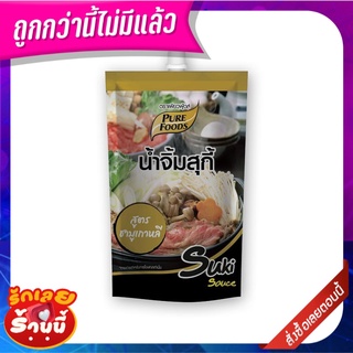 เพียวฟู้ดส์ น้ำจิ้มสุกี้ สูตรชาบูเกาหลี 150 กรัม x 3 ถุง Pure Foods Sukiyaki Sauce Korean Shabu 150g x 3 pcs