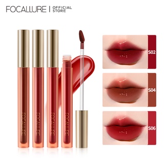 Focallure ลิปกลอส ลิปทินท์ กระจก ติดทนนาน ไม่เหนียวเหนอะหนะ และเนียนนุ่ม