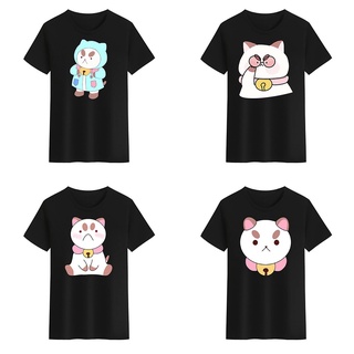 Gyj Cool Bee And Puppycat เสื้อยืด คอกลม สําหรับผู้ชาย ผู้หญิง สีดํา สีขาวS-5XL