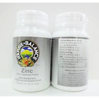 ac Nature Balance Zinc 90Capsules ซิงค์ เนเจอร์ บาลานซ์ ผมบาง ป้องกันเส้นผมหลุดร่วง เส้นผมแข็งแรง ลดสิวฝ้า