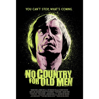 โปสเตอร์หนัง No Country for Old Men โน คันทรี่ ฟอร์ โอแมน ภาพยนตร์ Movie Poster ภาพติดผนัง ตกแต่งบ้าน รูปติดห้อง รูปภาพ