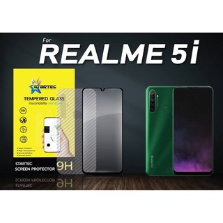 STARTEC ฟิล์มกระจกนิรภัยเต็มหน้าจอ Realme 5i (เต็มจอกาวเต็ม สีดำ)