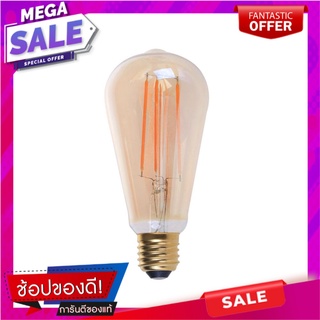 หลอด LED LAMPTAN VINTAGE DECO 4 วัตต์ WARMWHITE E27 หลอดไฟ LED LED FILAMENT BULB LAMPTAN VINTAGE DECO 4W WARMWHITE E27